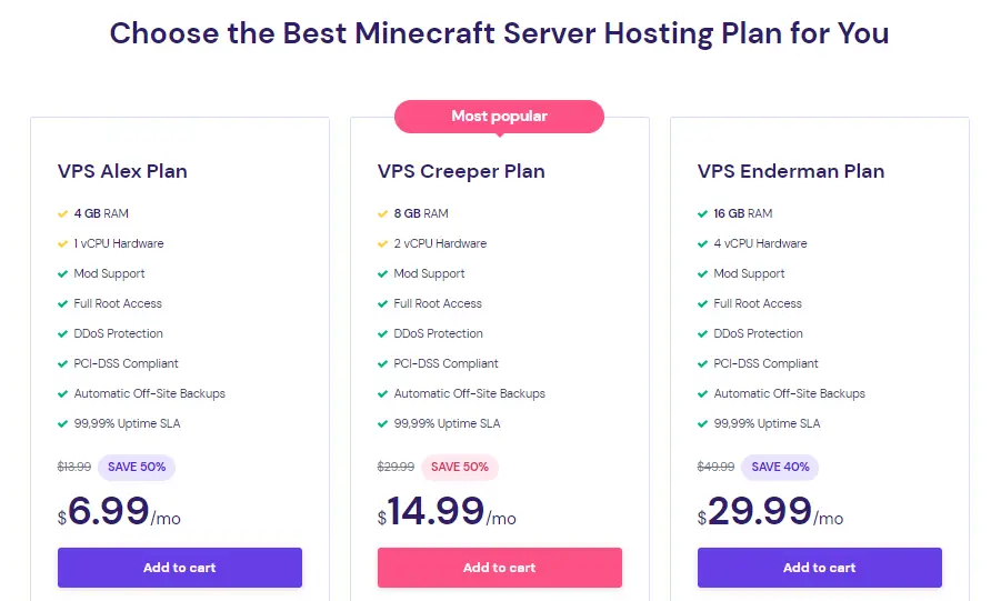 Minecraft Hosting with Hostinger